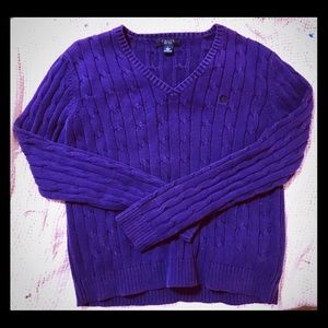 Chaps V Neck Sweater